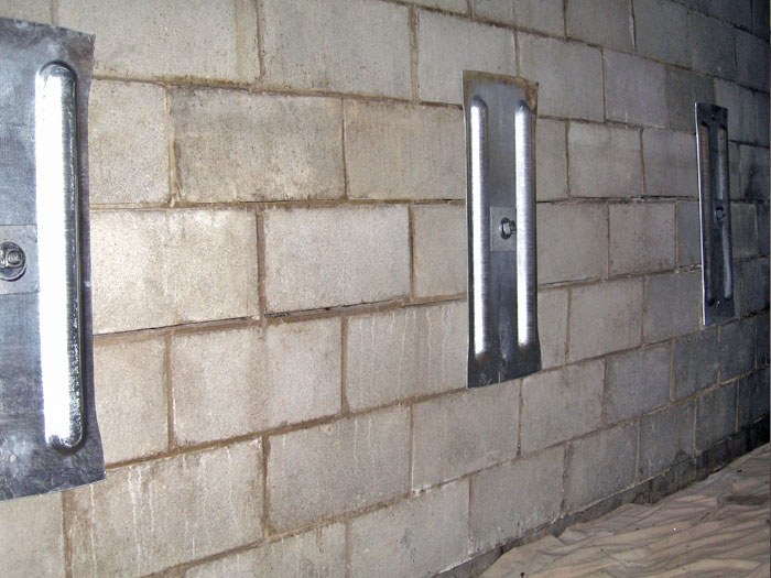 Bowing Wall Repair Systems Grip Tite, How To Anchor A Basement Wall
