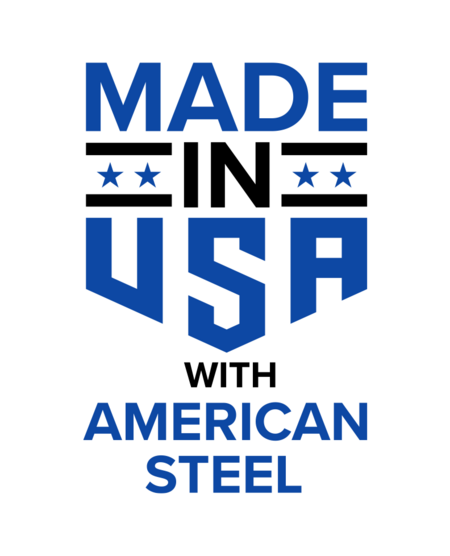 Made in USA logo indicating pole key anchors are made in the USA with American steel